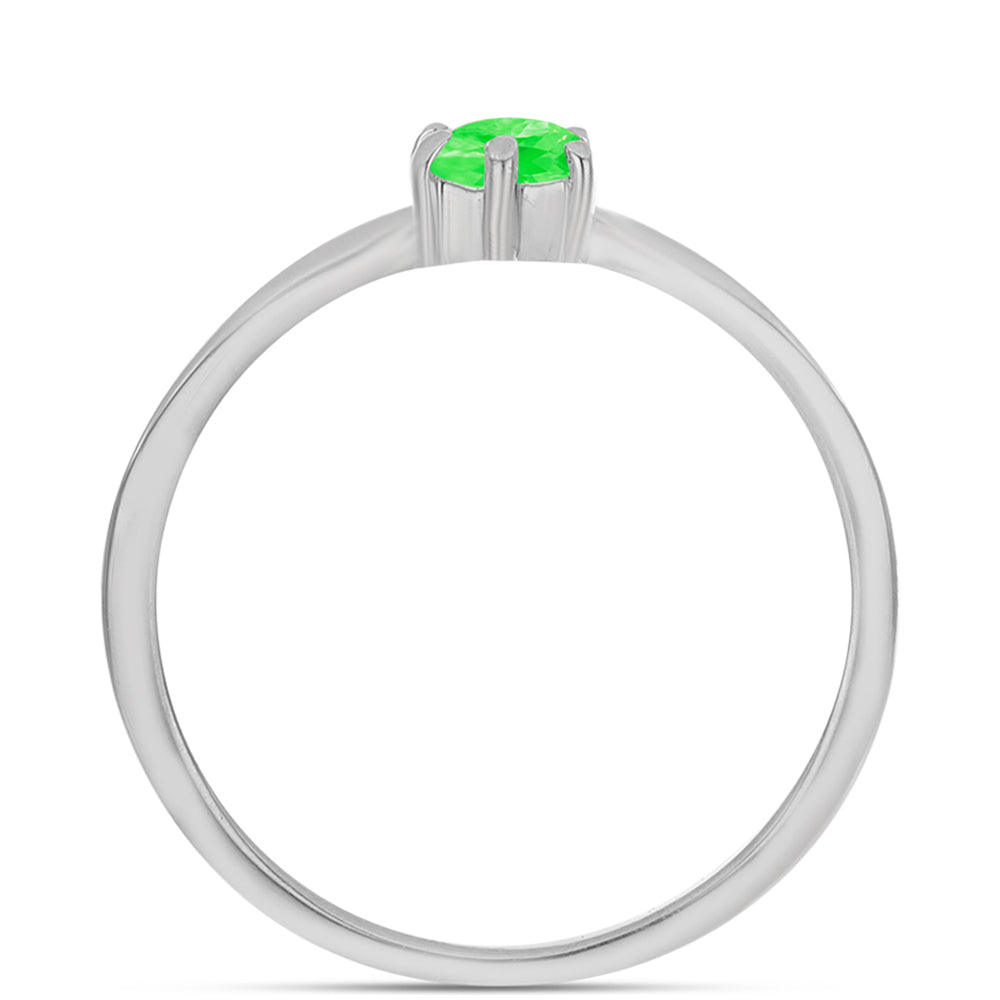 Anillo de Plata con Ópalo Hialita 2 