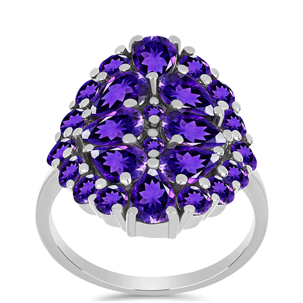 Anillo de Plata con Amatista de Marruecos 3 