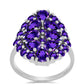 Anillo de Plata con Amatista de Marruecos