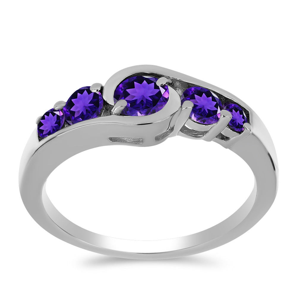 Anillo de Plata con Amatista de Marruecos 3 