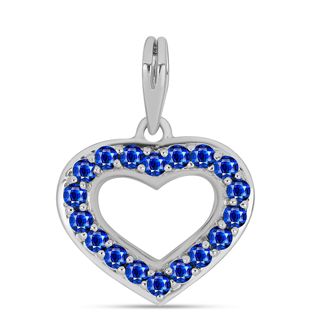Colgante de Plata con Zafiro Azul Australiano