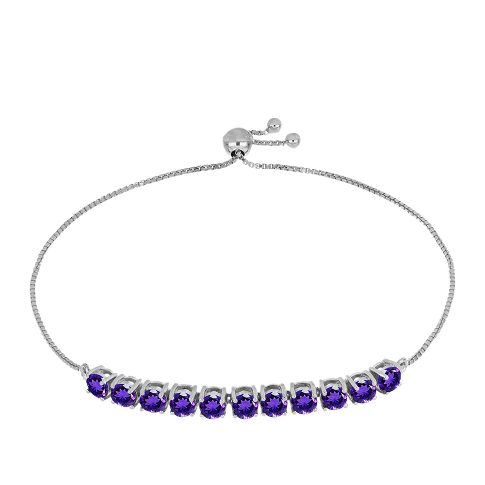 Pulsera de Plata con Amatista de Marruecos 1 