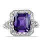 Anillo de Plata con Amatista de Marruecos