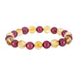 Pulsera Pepita con Perla Púrpura de Agua dulce y Citrino de los Montes Urales