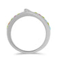 Anillo de Plata con Amatista de Marruecos y Peridoto de Changbai