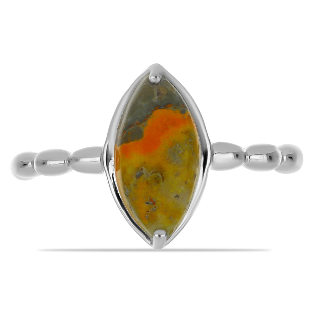 Anillo de Plata con Jasper de Bumble Bee 1 