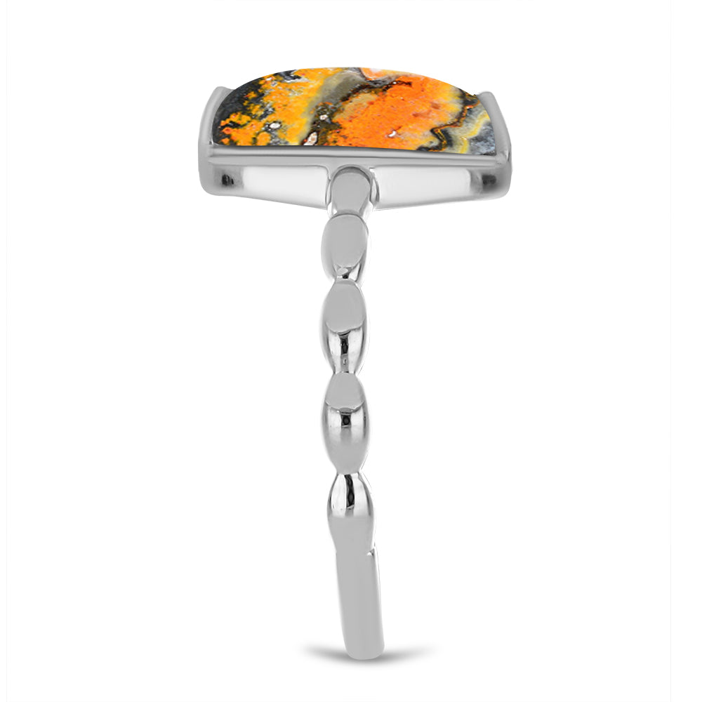 Anillo de Plata con Jasper de Bumble Bee