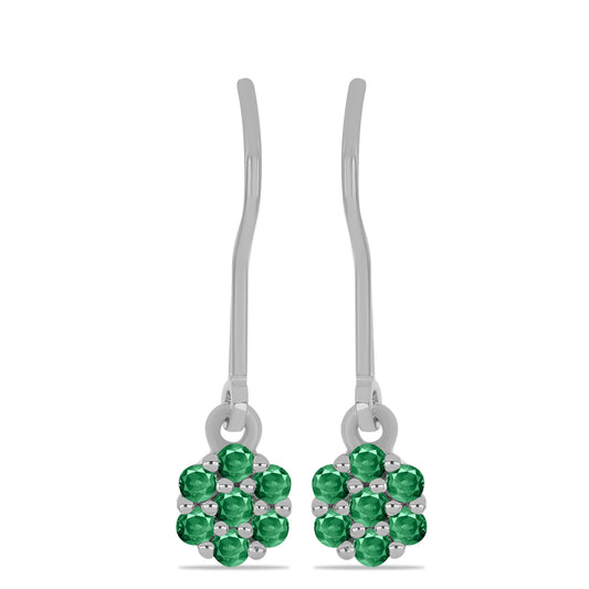 Pendientes de Plata con Alejandrita natural