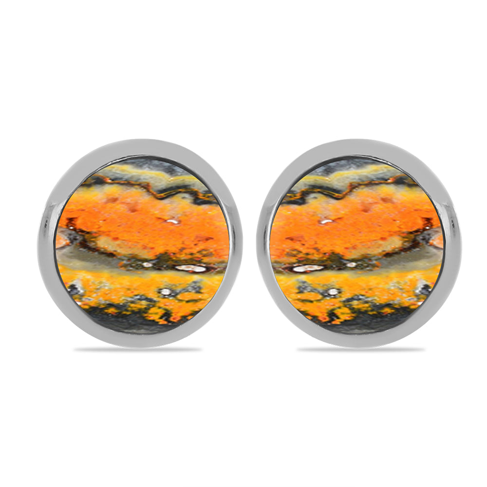 Pendientes de Plata con Jasper de Bumble Bee 1 