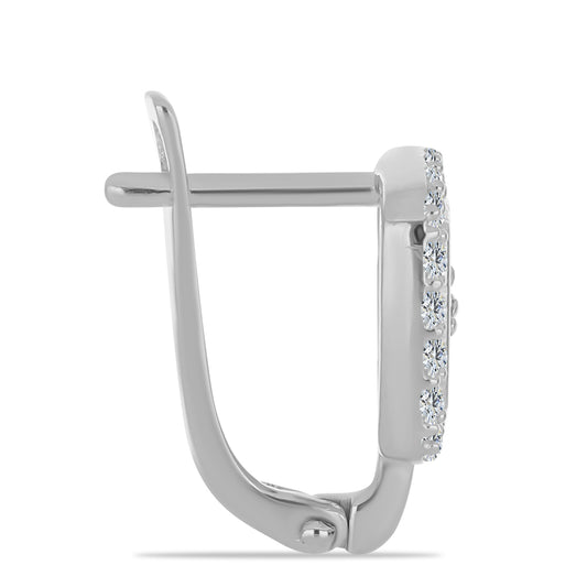 Pendientes de Plata con Alejandrita natural y Topacio Blanco