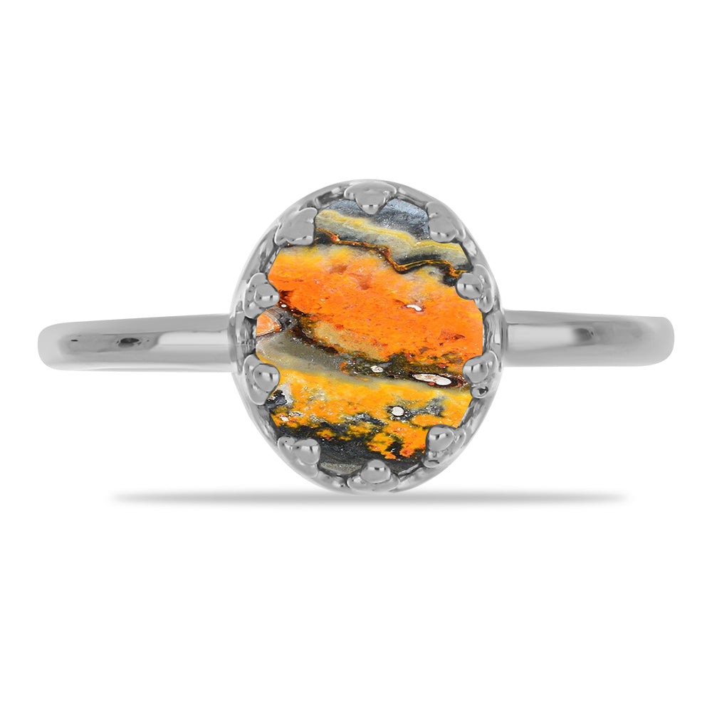 Anillo de Plata con Jasper de Bumble Bee 1 