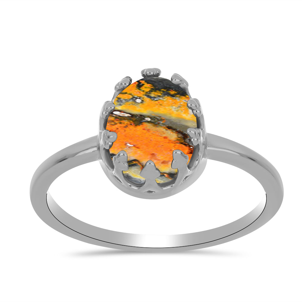 Anillo de Plata con Jasper de Bumble Bee 3 