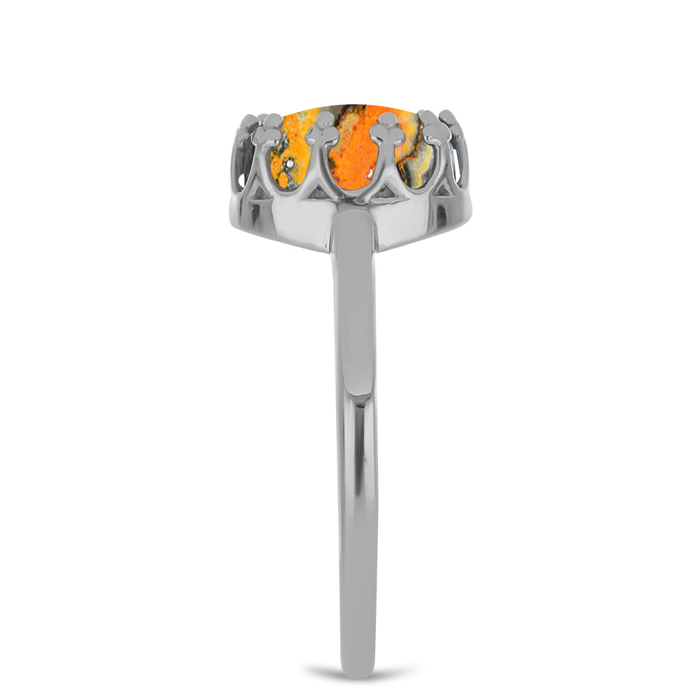 Anillo de Plata con Jasper de Bumble Bee 4 