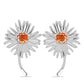 Pendientes de Plata con Piedra Solar de Oregon