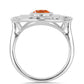 Anillo de Plata con Piedra Solar de Oregon