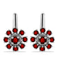 Pendientes de Plata con Granate Barton