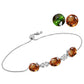 Pulsera de Plata con Zultanita de Anatolia certificado y cultivado en laboratorio