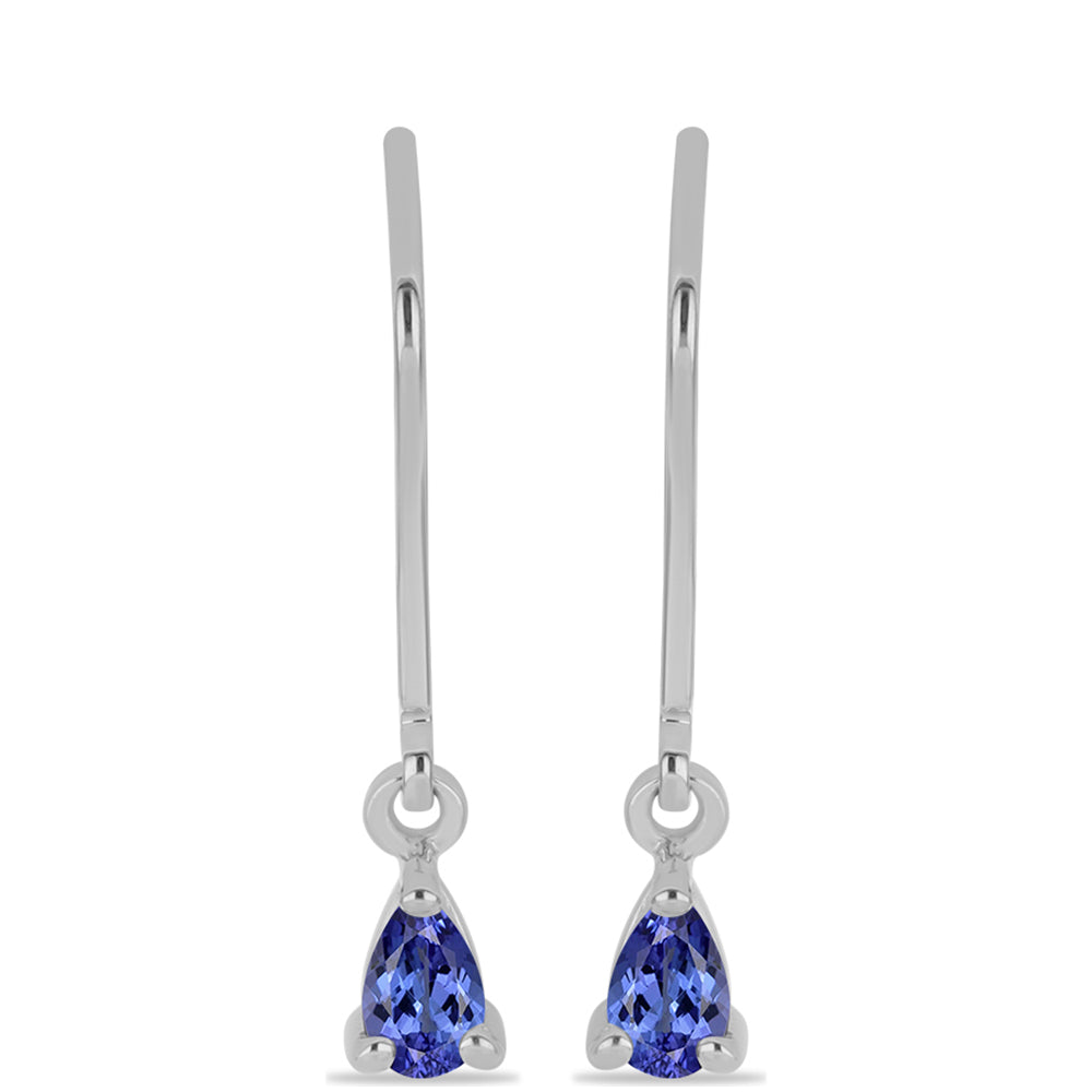 Pendientes de Plata con Tanzanita 1 