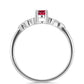 Anillo de Plata con Rubí de Madagascar