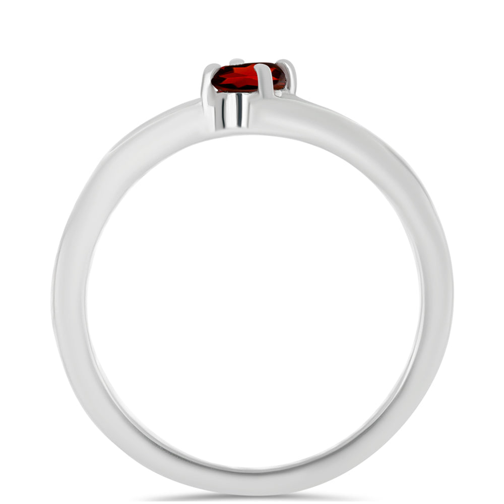 Anillo de Plata con Granate Barton 2 