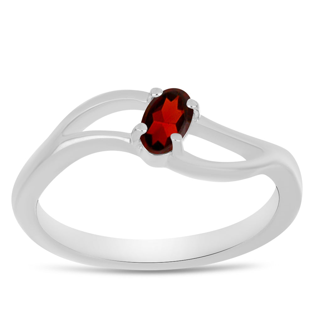 Anillo de Plata con Granate Barton 3 