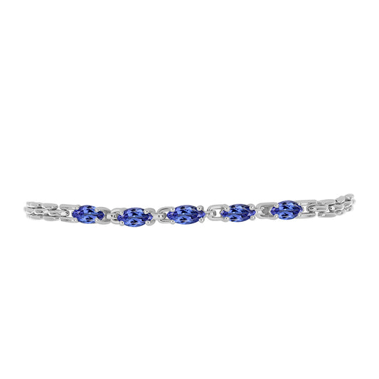 Pulsera de Plata con Tanzanita