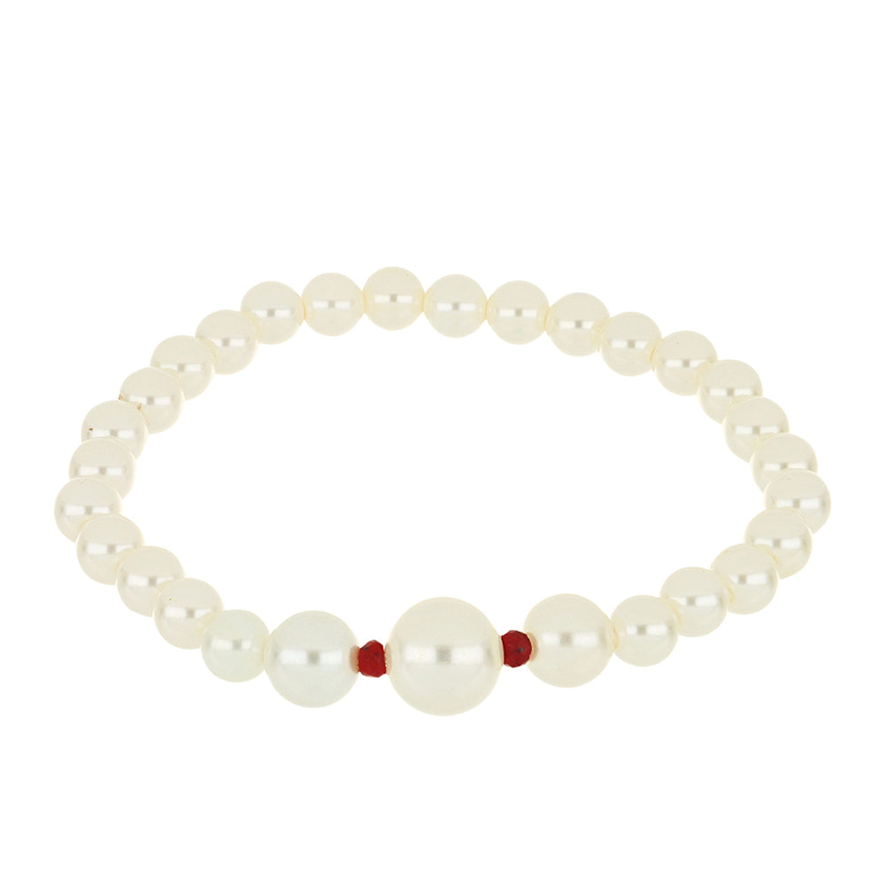 Pulsera Pepita con Perla de Agua Dulce y Rubí de Madagascar 1 