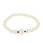 Pulsera Pepita con Perla de Agua Dulce y Rubí de Madagascar