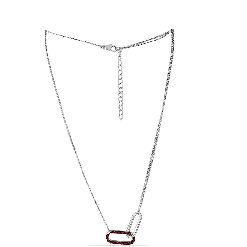 Collar de Plata con Granate Barton 1 