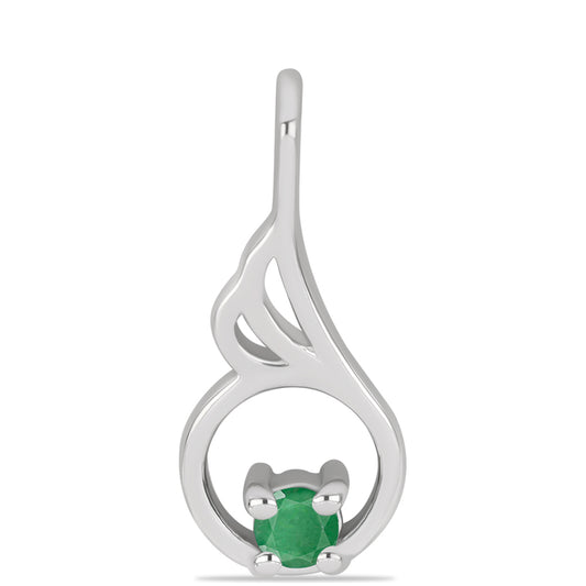 Colgante de Plata con Esmeralda de Brasil