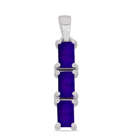Colgante de Plata con Jade Púrpura