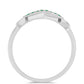 Anillo de Plata con Esmeralda de Brasil