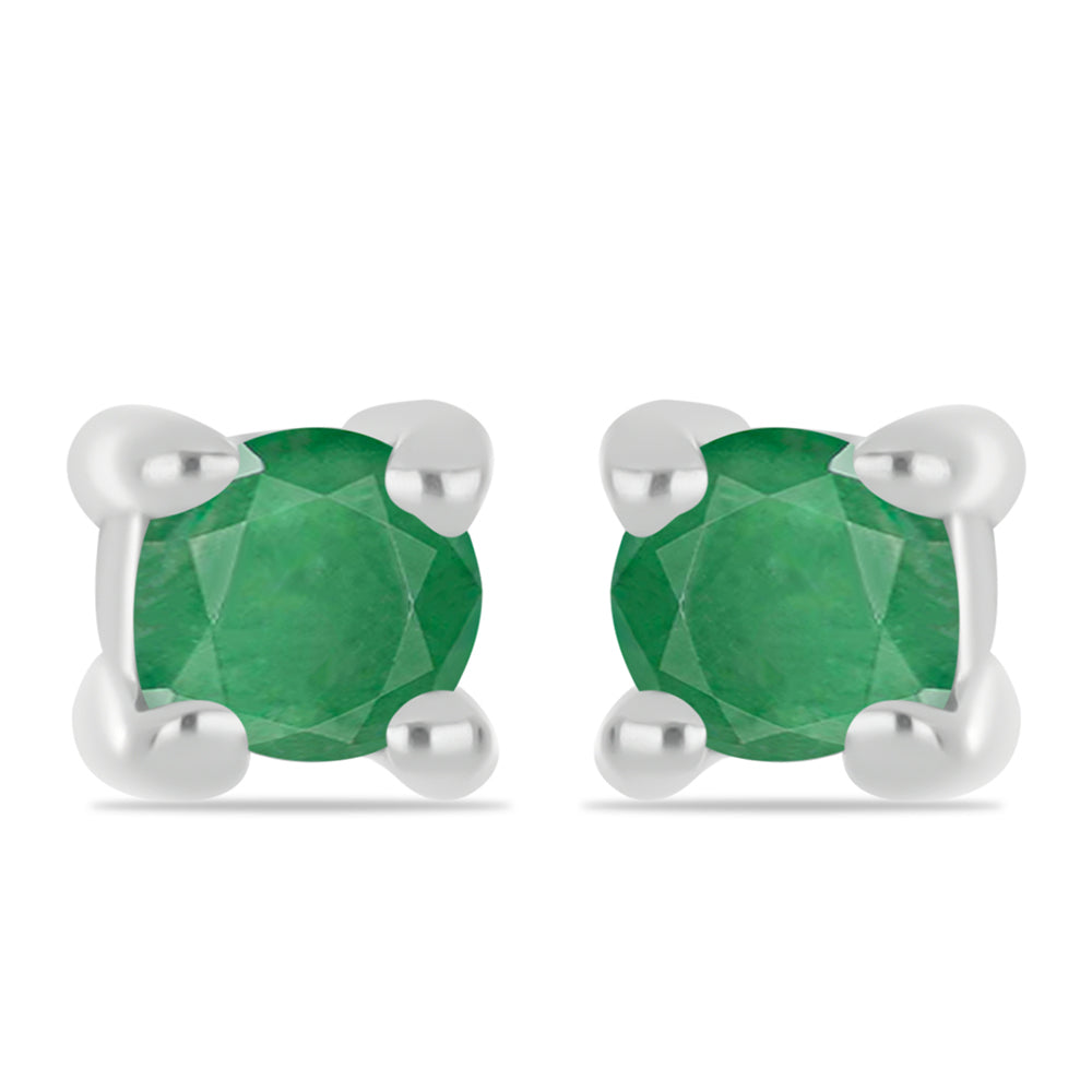 Conjunto de Plata con Esmeralda de Brasil ( Pendientes +Anillo +Colgante ) 2 
