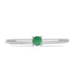 Conjunto de Plata con Esmeralda de Brasil ( Pendientes +Anillo +Colgante )
