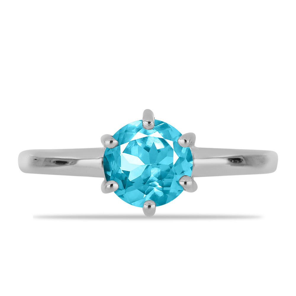 Anillo de Plata con Cuarzo Paraiba