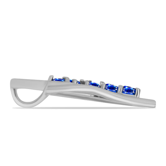 Colgante de Plata con Zafiro Azul Australiano