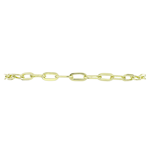 Pulsera de Plata Bañada en Oro