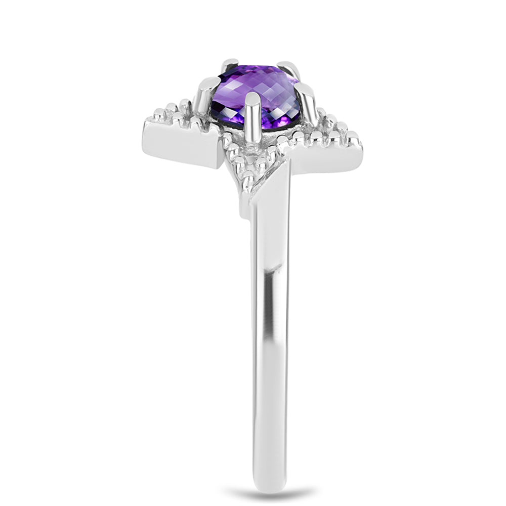 Anillo de Plata con Amatista de Marruecos 4 