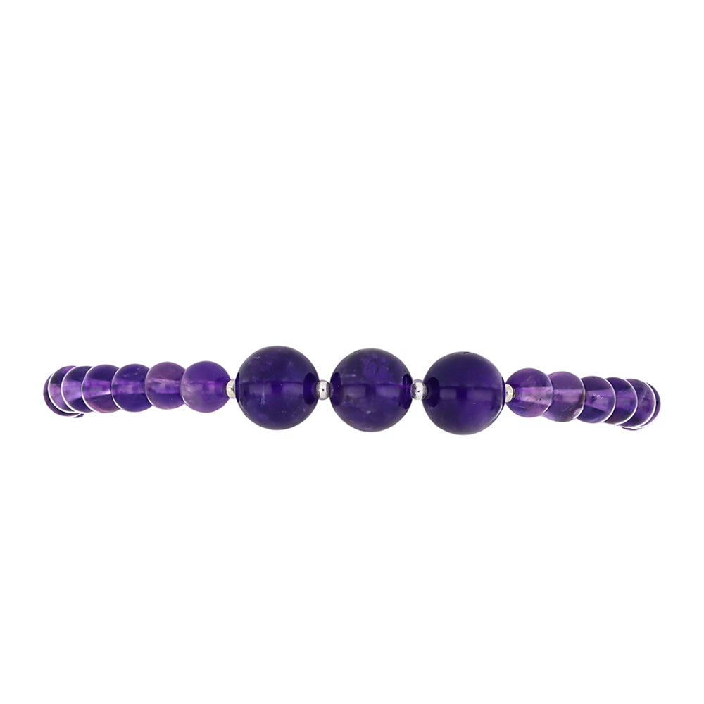 Pulsera de Plata con Amatista de Marruecos 2 