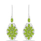 Pendientes de Plata con Peridoto de Changbai