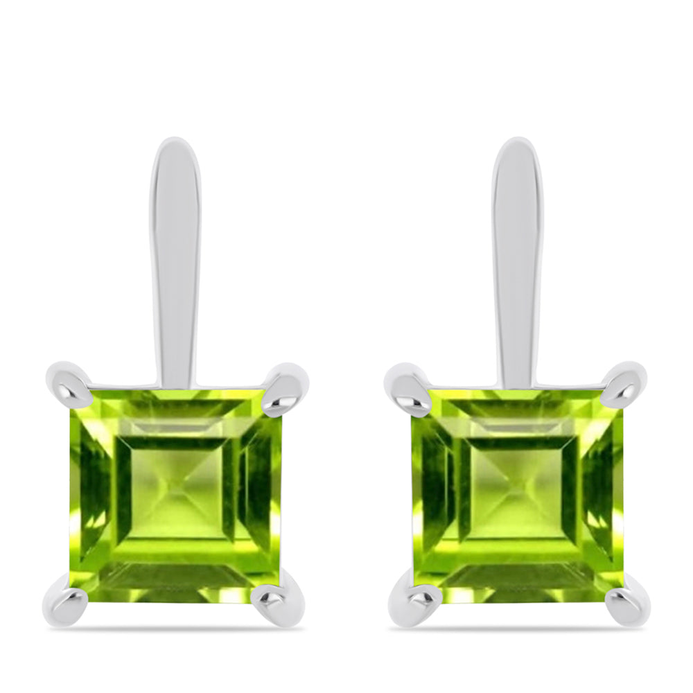 Pendientes de Plata con Peridoto de Changbai 1 