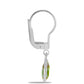 Pendientes de Plata con Peridoto de Changbai