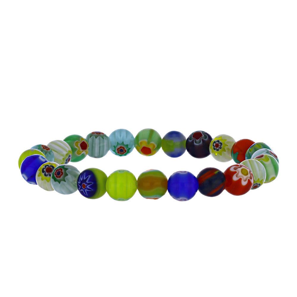 Pulsera Cuenta con Colección de vidrio artístico pintado Emporia® 1 