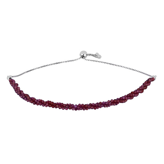 Pulsera de Plata con Granate Barton