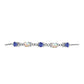 Pulsera de Plata con Tanzanita y Ópalo Etíope de Lega Dembi