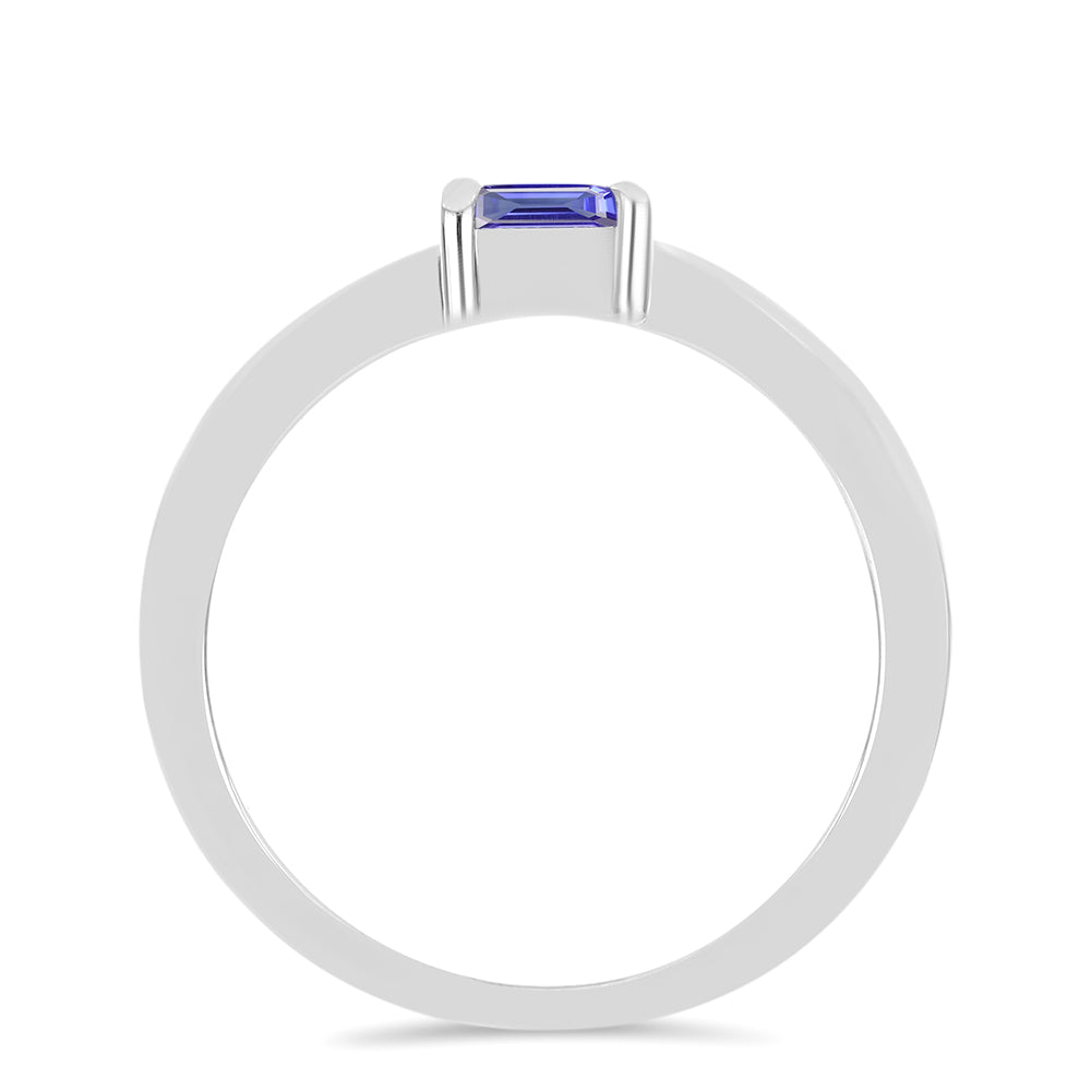 Anillo de Plata con Tanzanita 2 