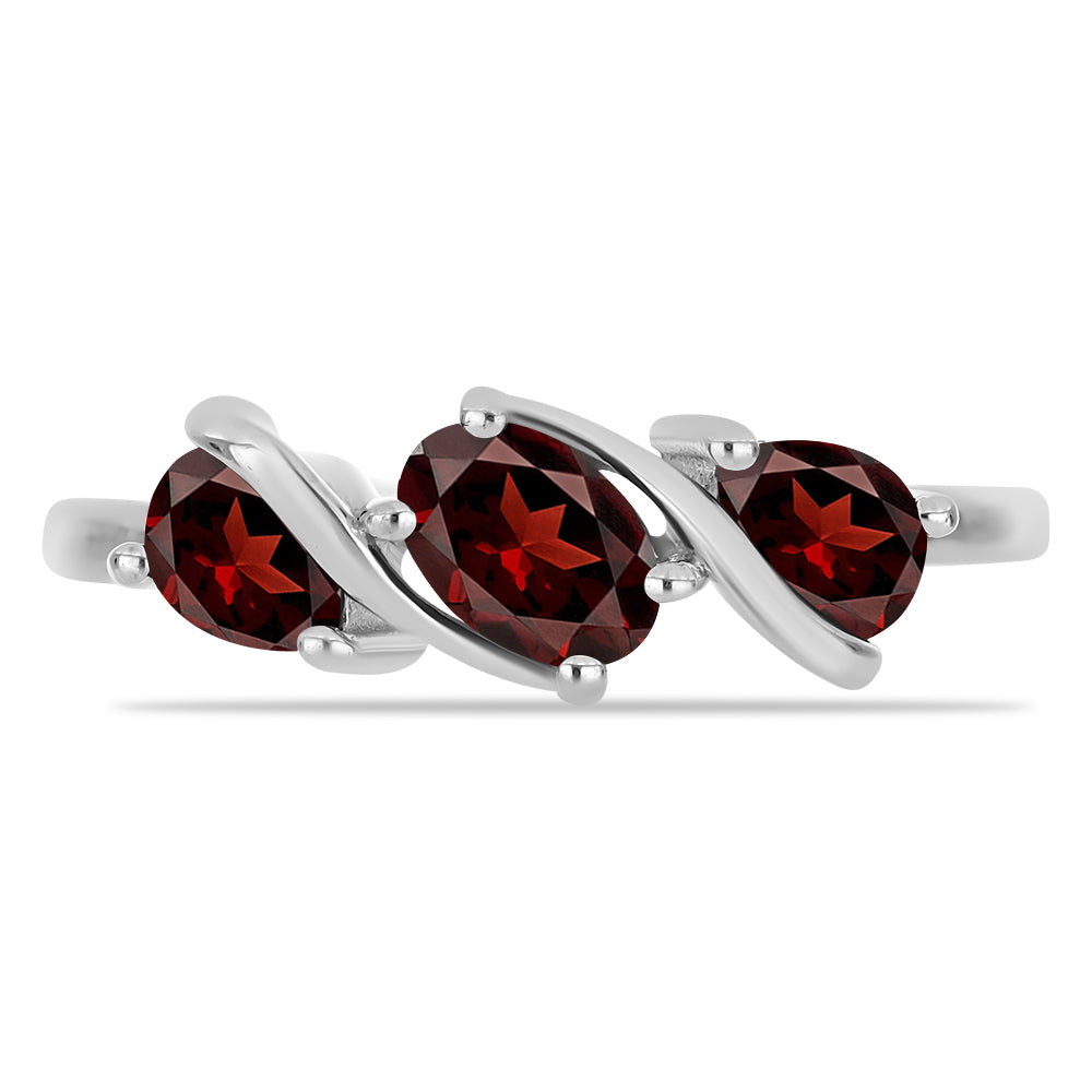 Anillo de Plata con Granate Barton 1 