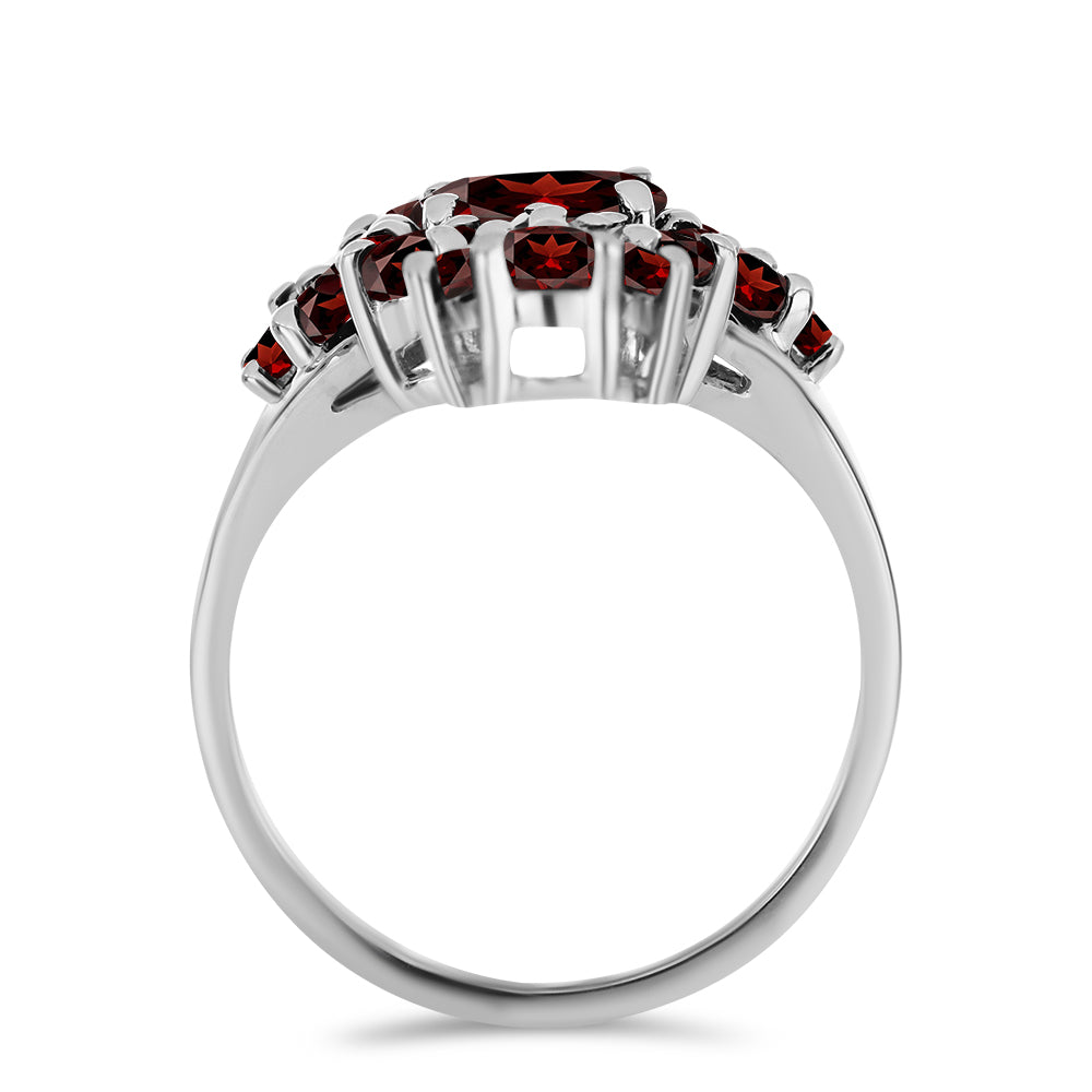 Anillo de Plata con Granate Barton 2 