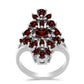 Anillo de Plata con Granate Barton