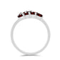 Anillo de Plata con Granate Barton